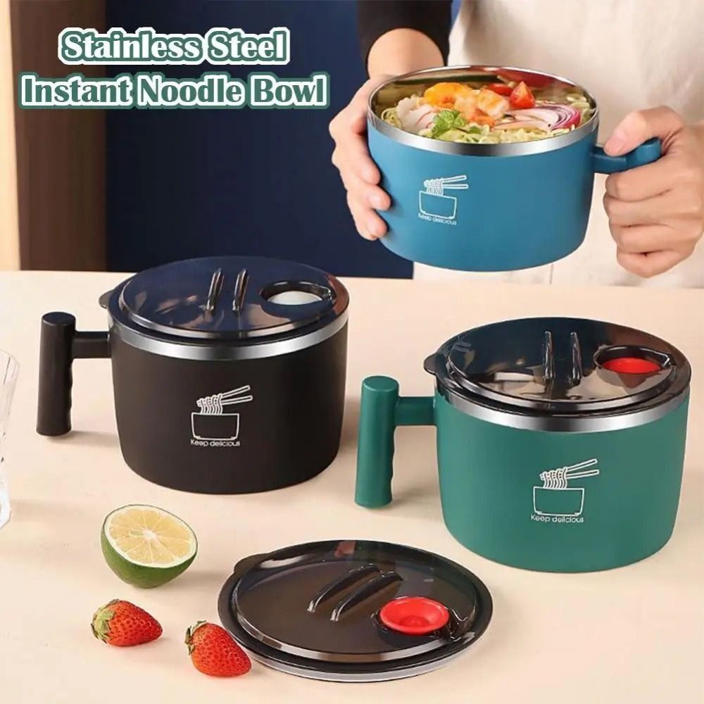 Dim Sum Basket - Portable Stainless Steel Ramen Bowl Draining
