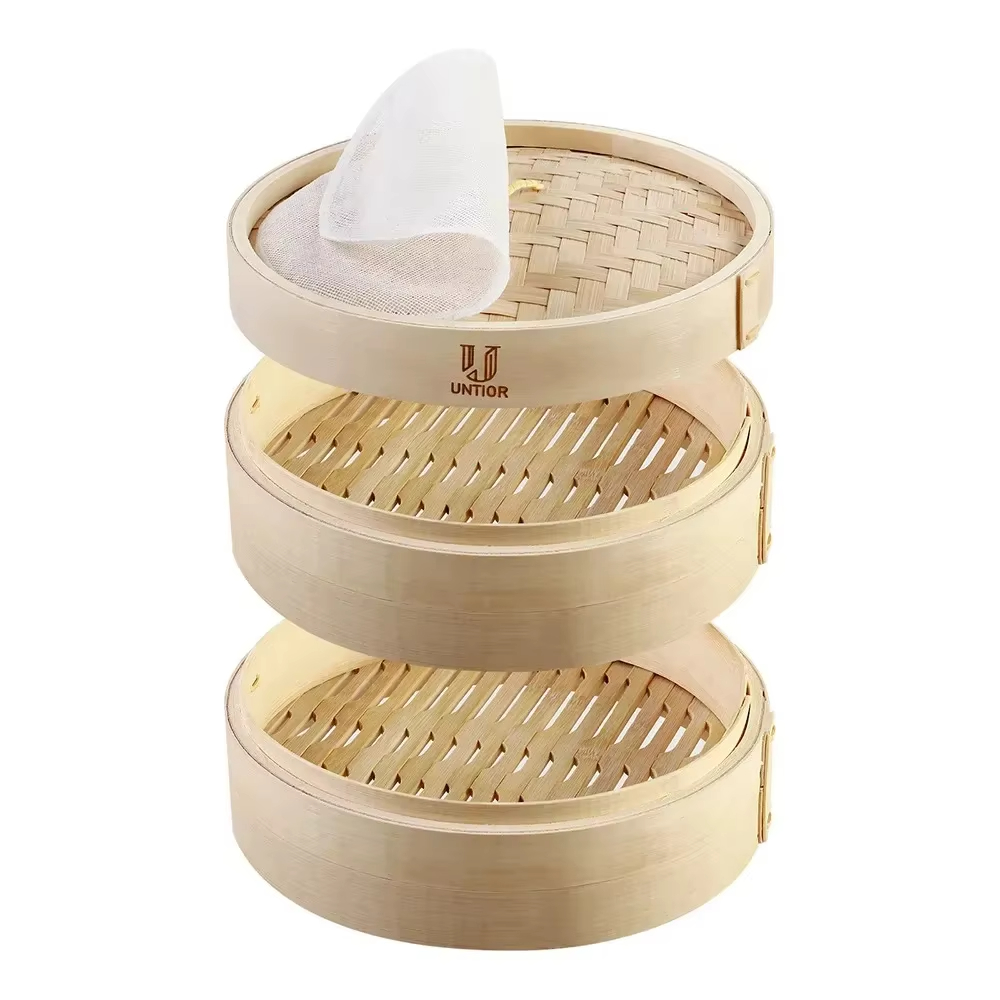 10-Inch Bamboo Food Steamer wi - Bao Steamer Bamboo review and price