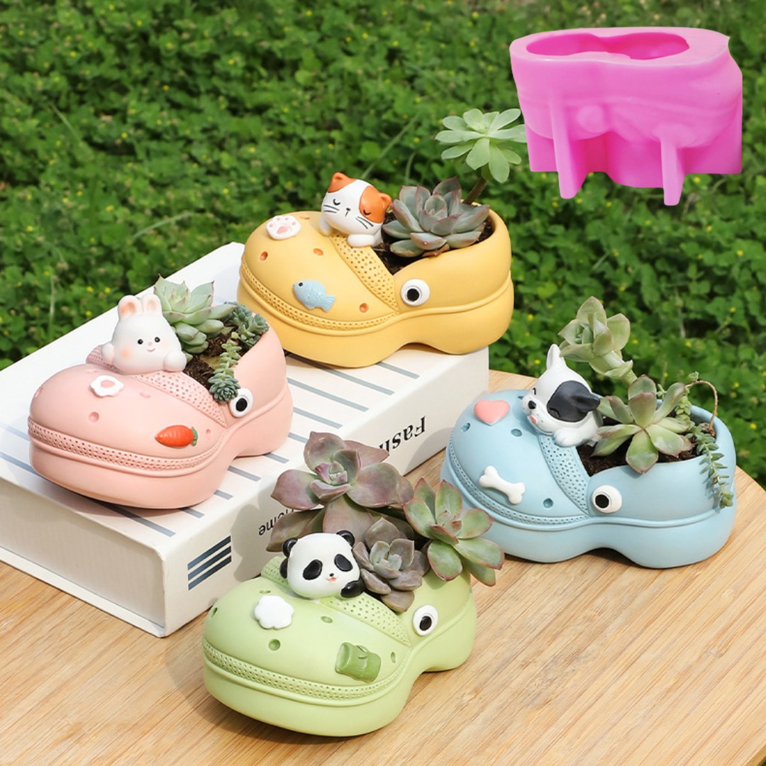 3D Animal Slippers Succulent P - Potsticker Mold review and price
