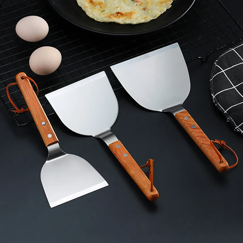 Stainless Steel Wooden Handle  - Okonomiyaki Spatula review and price