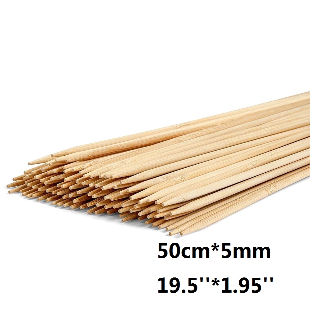 50cm x 5mm Long Disposable BBQ - Corn Dog Stick review and price