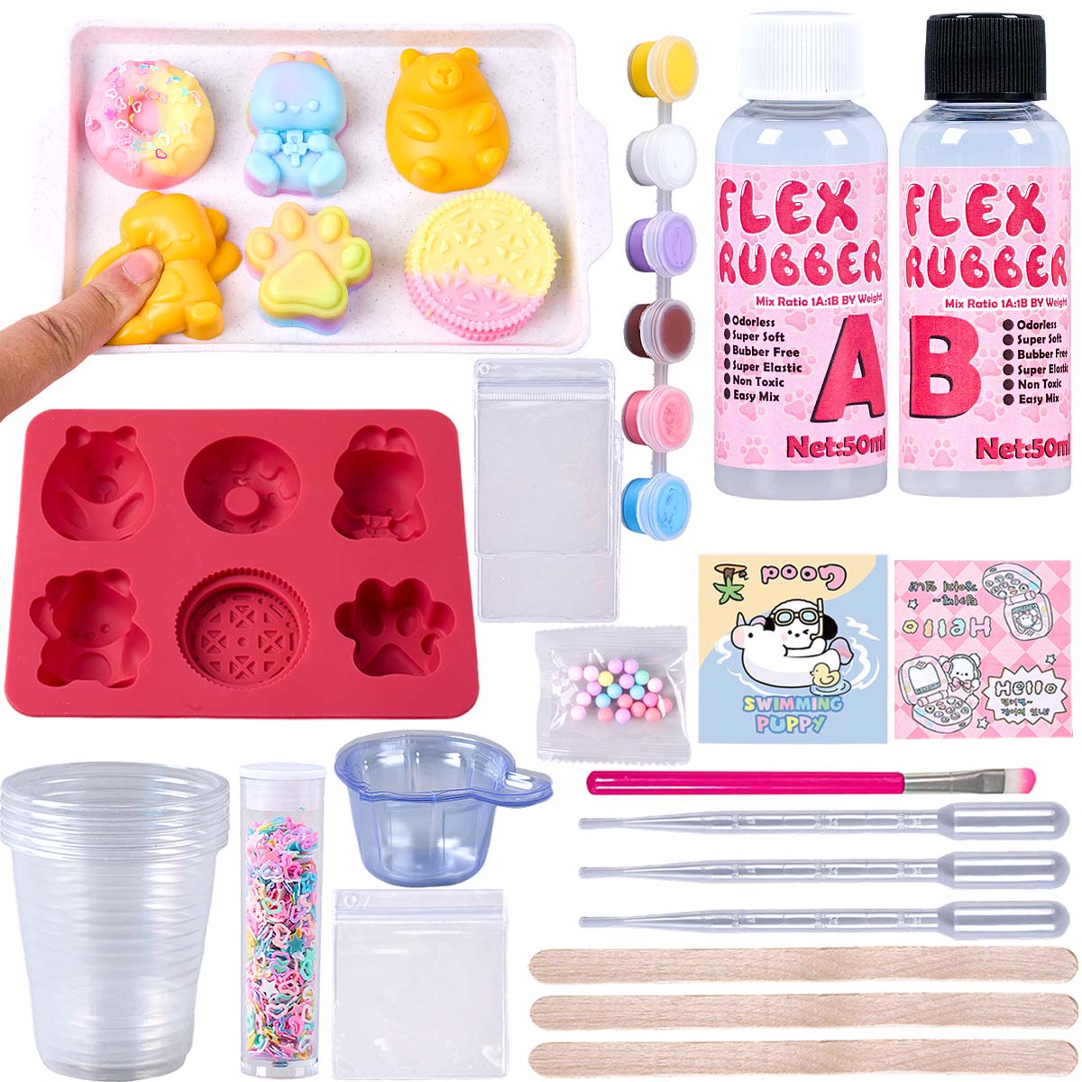 Taba Squishy Maker Kit Flex Ru - Donut Mold Silicone review and price