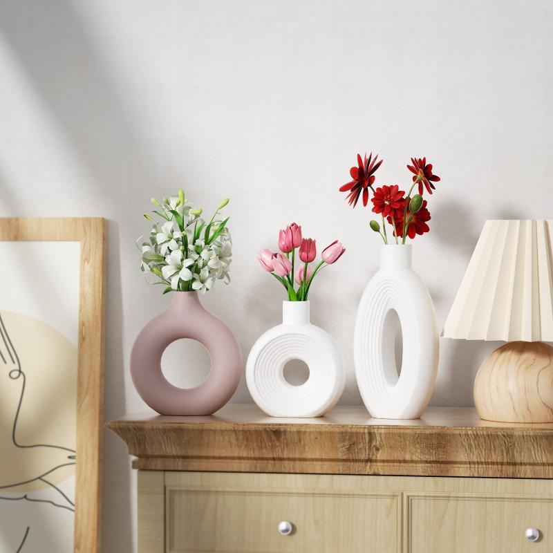 Nordic Donut Shape Vase Silico - Donut Mold Silicone review and price