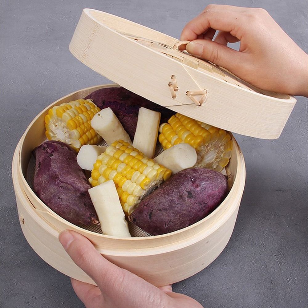 Bamboo Steamer Basket with Lid - Bao Steamer Bamboo review and price