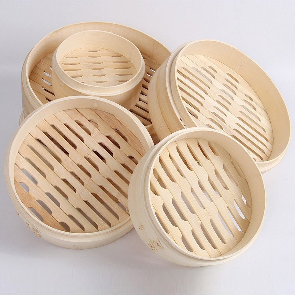 Bamboo Steamer Basket with Lid - Bao Steamer Bamboo review and price