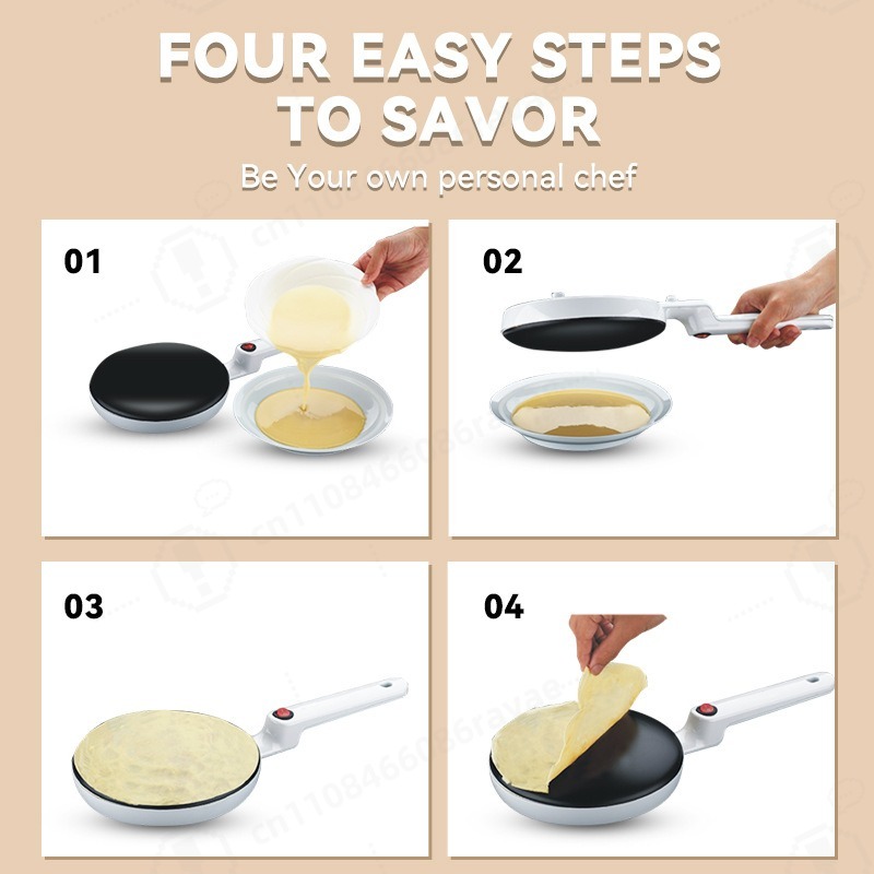 Household Mini Crepe Maker Pan - Spring Roll Wrapper review and price
