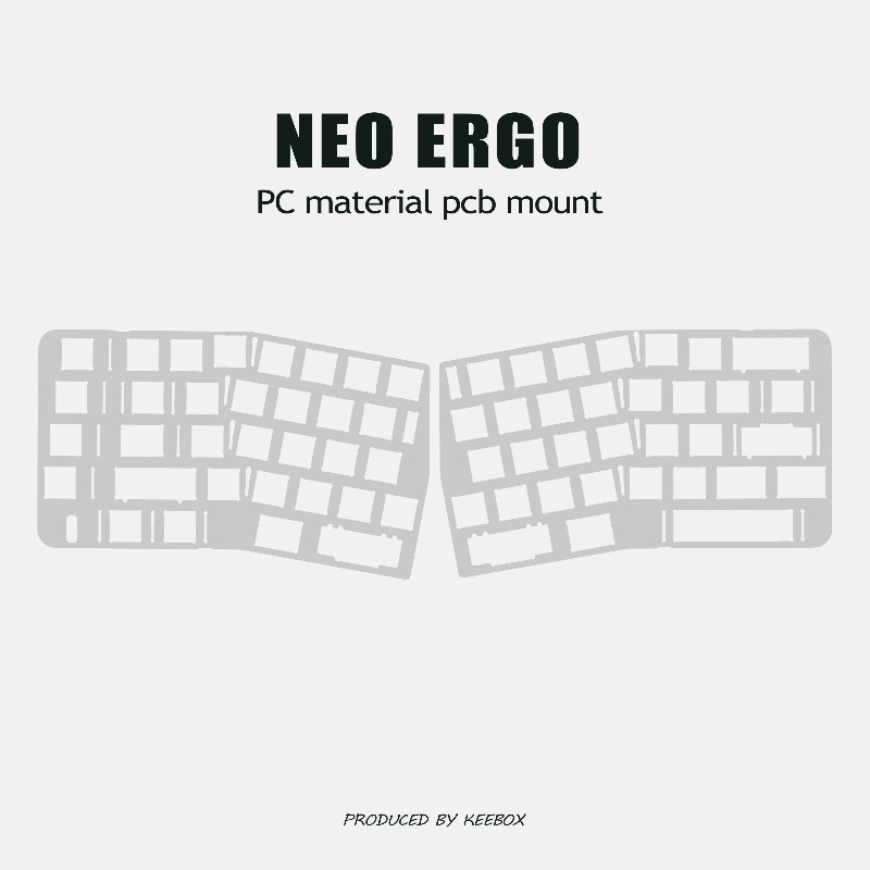 Neo Ergo Keyboard Positioning  - Crepe Pan Carbon review and price