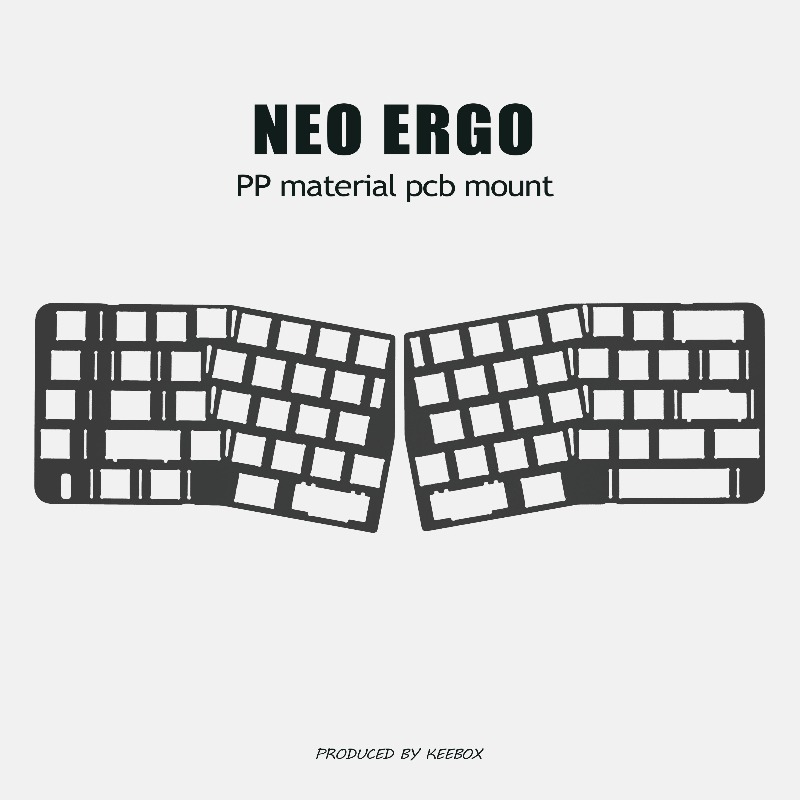 Neo Ergo Keyboard Positioning  - Crepe Pan Carbon review and price