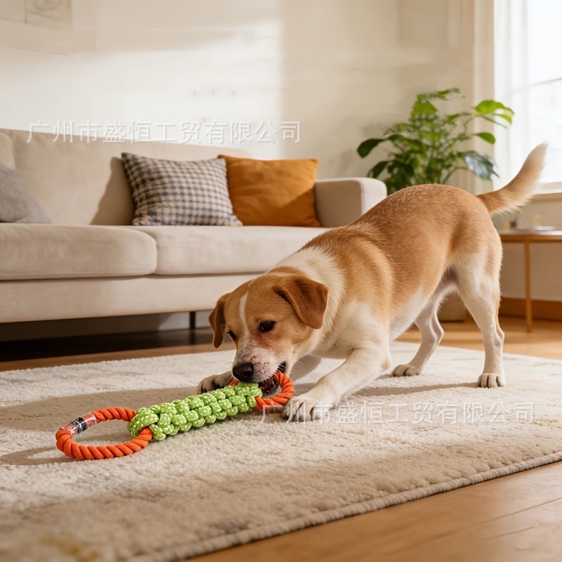 Pet toy cotton rope double-rin - Corn Dog Stick review and price