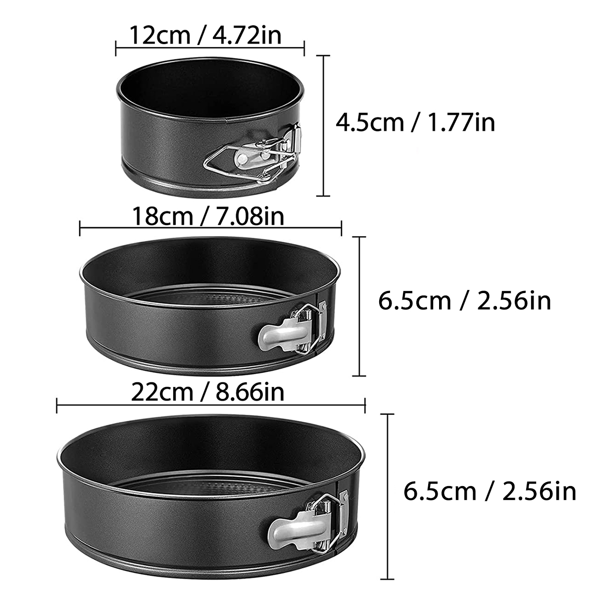 1PC, 3PCS Cake Pan Set, Round  - Egg Waffle Pan review and price