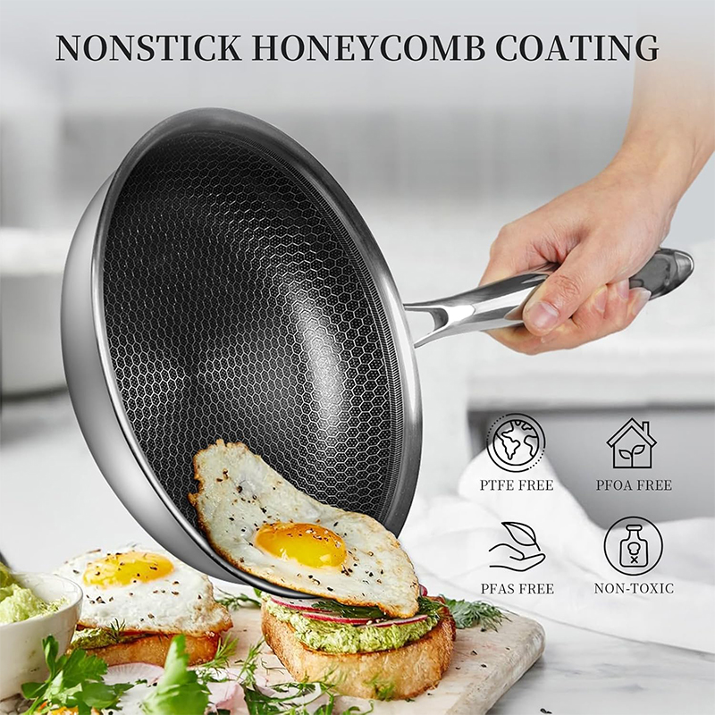 Stainless Steel Frying Pan wit - Egg Waffle Pan review and price