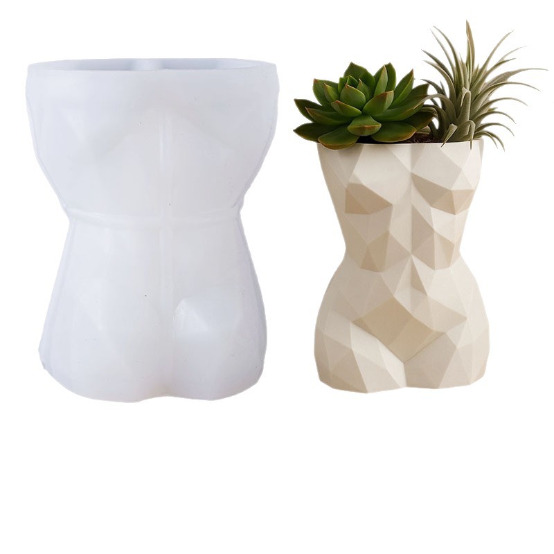 3D Geometric Female Body Flowe - Potsticker Mold review and price
