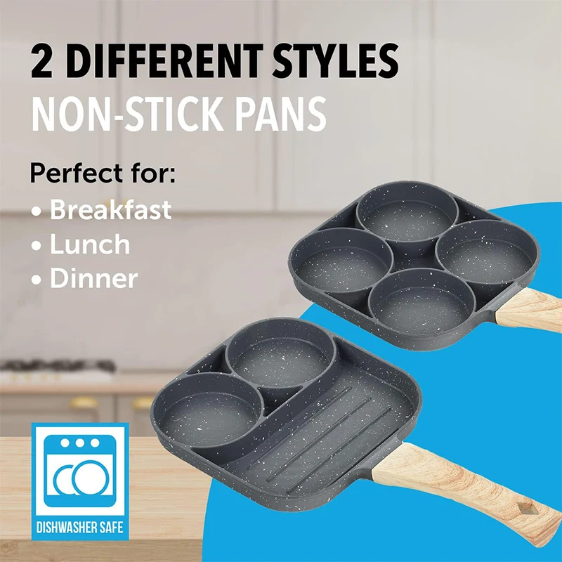 Pancake Egg Frying Pan 4 Cups  - Mini Pancake Griddle review and price