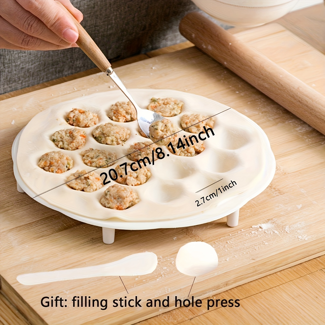 1pc- Simple Chinese Dumplings  - Dumpling Press Set review and price