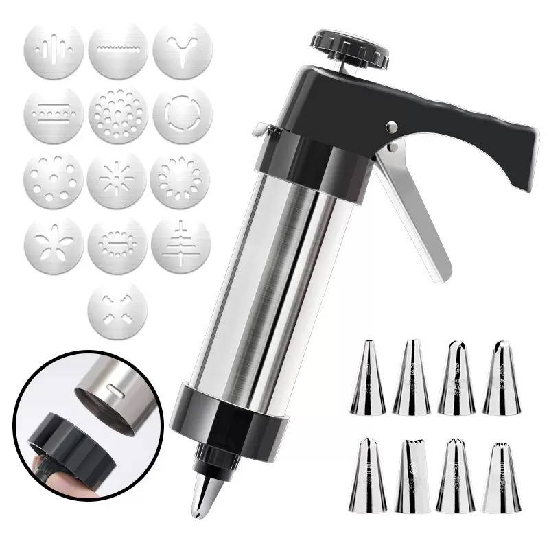 Multipurpose Aluminum Cookie M - Churros Maker Gun review and price