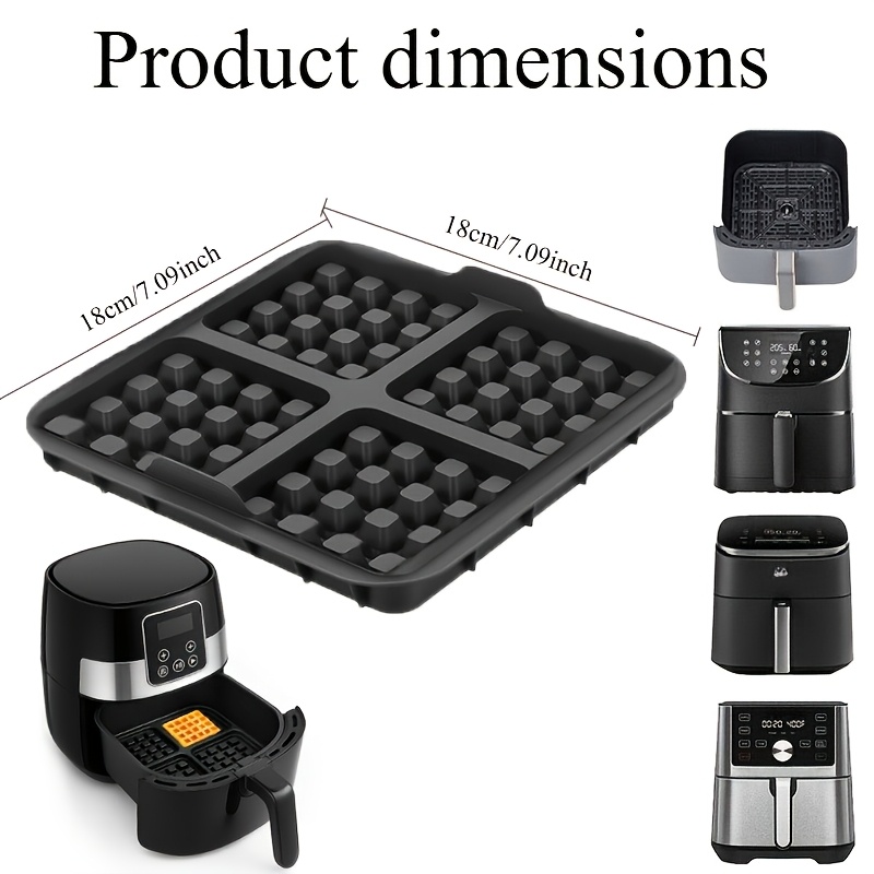 Square Waffle Mold, Non-Stick  - Mini Pancake Griddle review and price