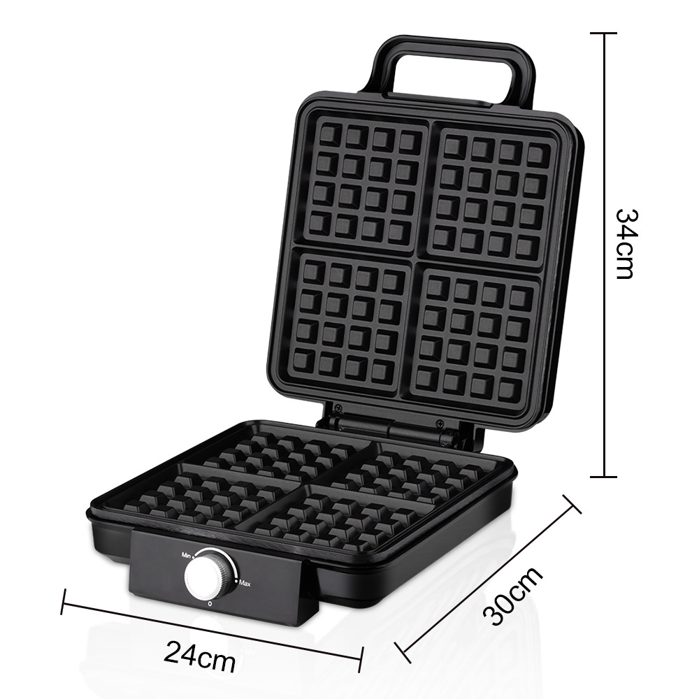 4-Slice Belgian Waffle Maker 1 - Egg Waffle Pan review and price