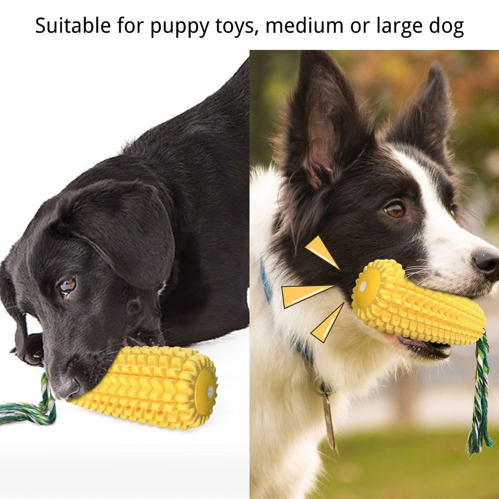 Tough Rubber Dog Chew Corn Sti - Corn Dog Stick review and price
