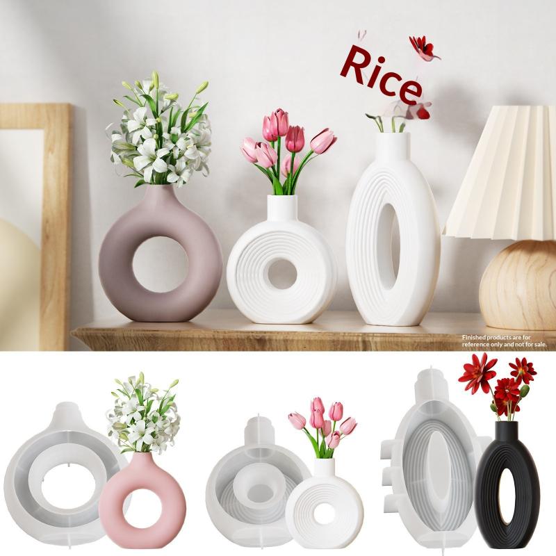 New Nordic Donut Shape Vase Si - Donut Mold Silicone review and price