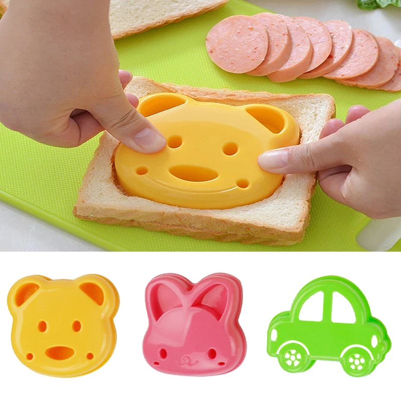 2pcs Sandwich Mould Bear Cat R - Bunny Cake Mold review and price