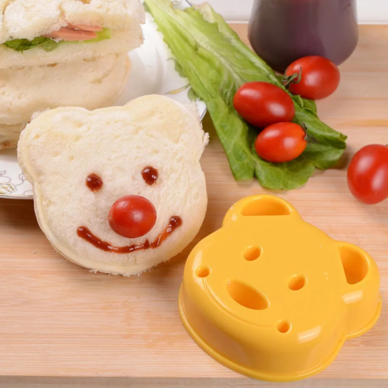 2pcs Sandwich Mould Bear Cat R - Bunny Cake Mold review and price