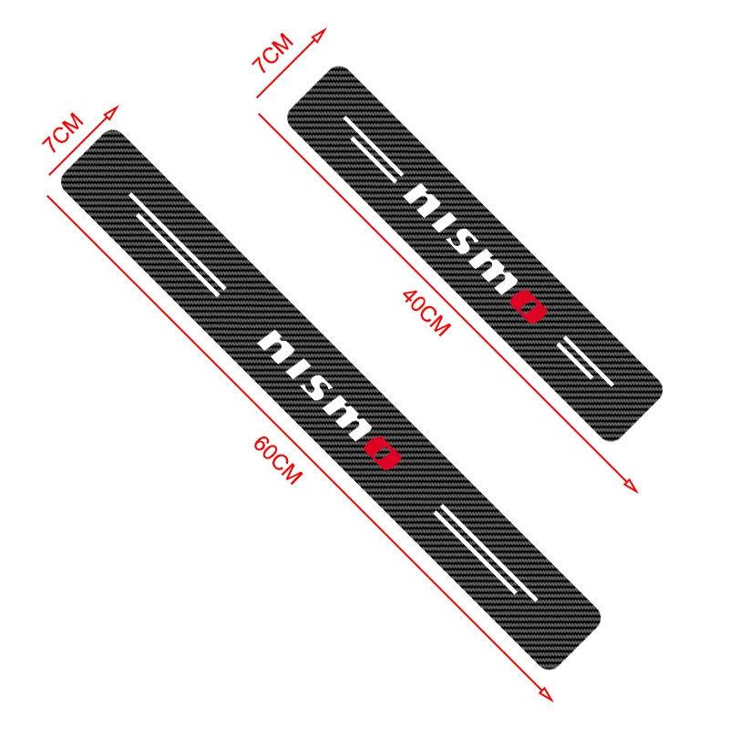 4Pcs Car Door Threshold Carbon - Crepe Pan Carbon review and price