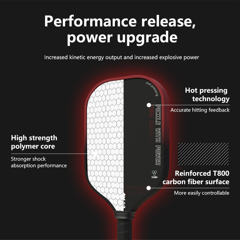 T800 Carbon Fiber Pickleball P - Crepe Pan Carbon review and price