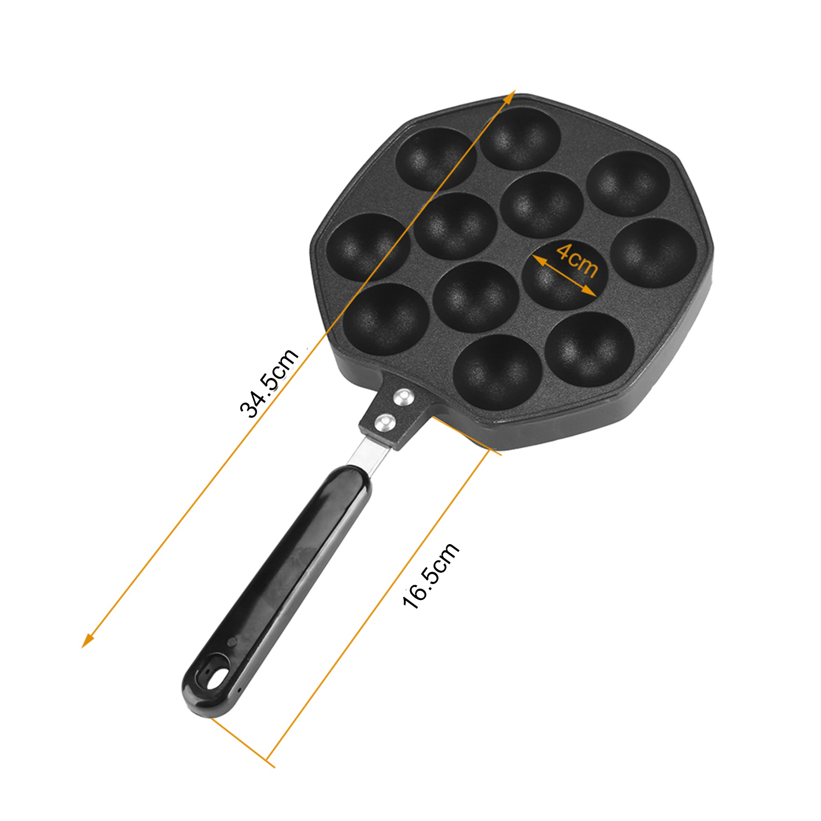 12 Cavity Aluminum Non Stick T - Takoyaki Grill Plate review and price
