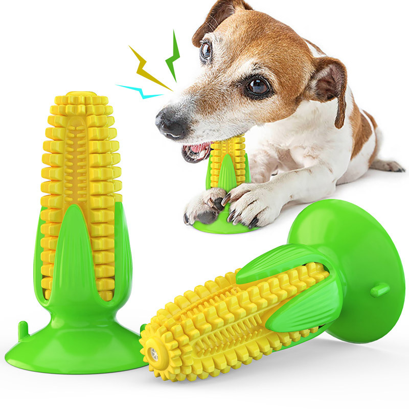 Dog toy with suction cup and c - Corn Dog Stick review and price