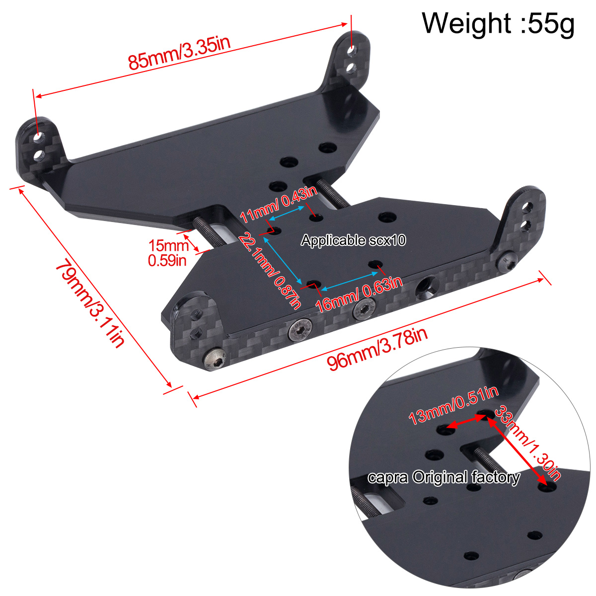 Carbon Fiber Chassis Skid Plat - Crepe Pan Carbon review and price
