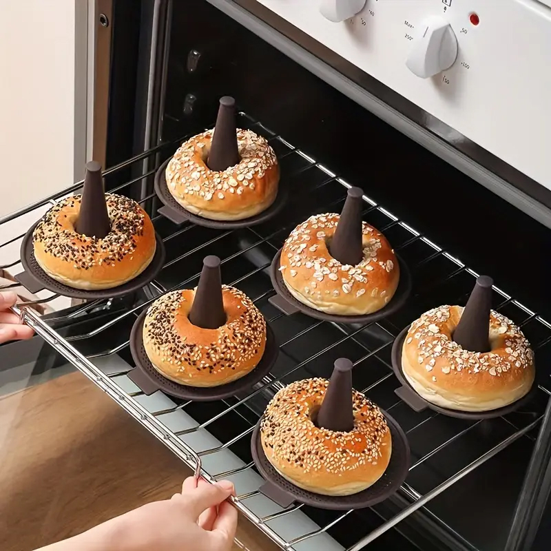 6/12pcs Baking Mold Set Silico - Donut Mold Silicone review and price