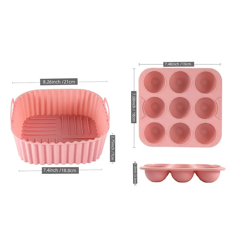 A 2-Piece Set of Silicone Baki - Donut Mold Silicone review and price