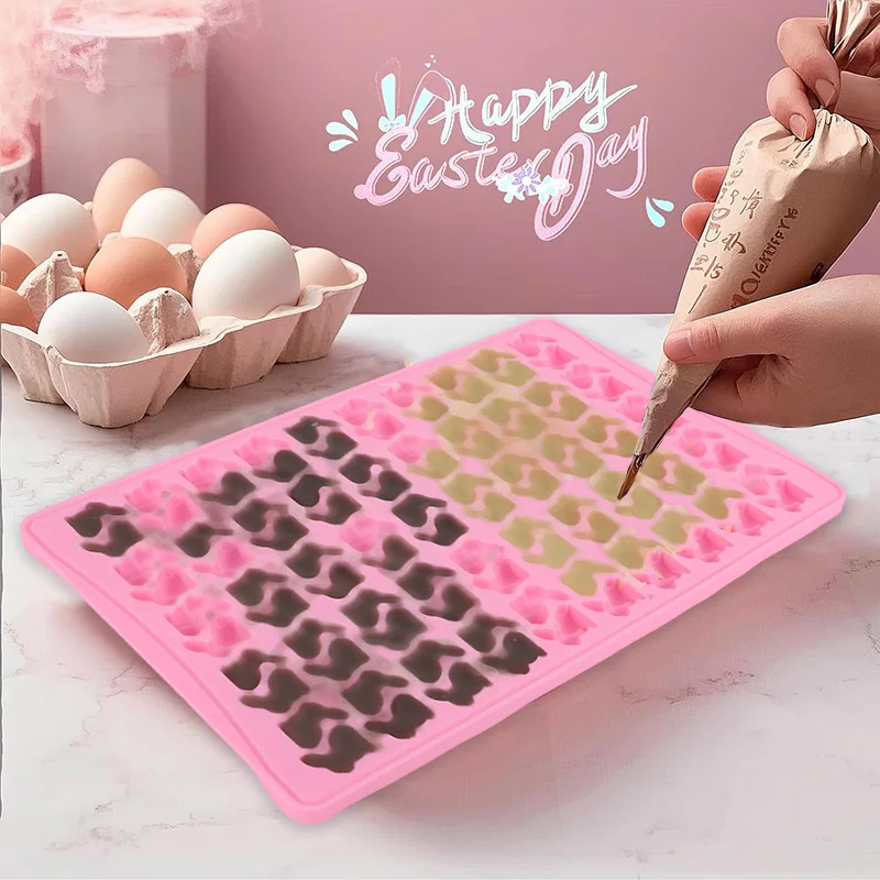 100Grid Silicone Rabbit Gummy  - Bunny Cake Mold review and price