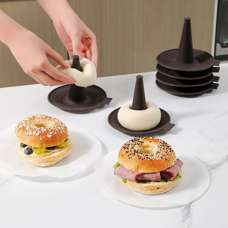 6Pcs Bagel Tools Silicone Mold - Donut Mold Silicone review and price