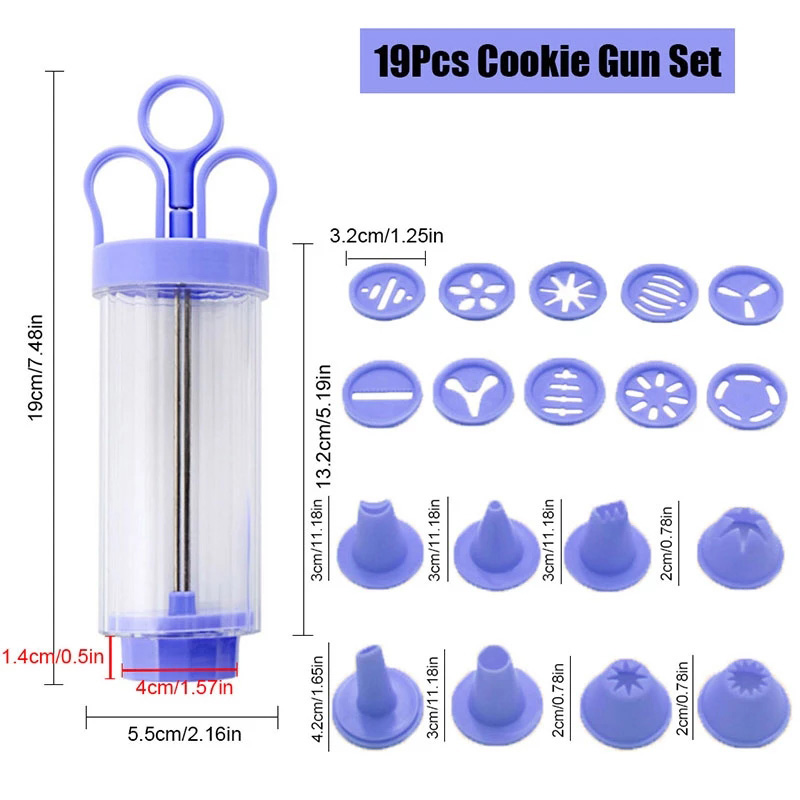 BOZZH DIY Manual Cookie Press  - Churros Maker Gun review and price