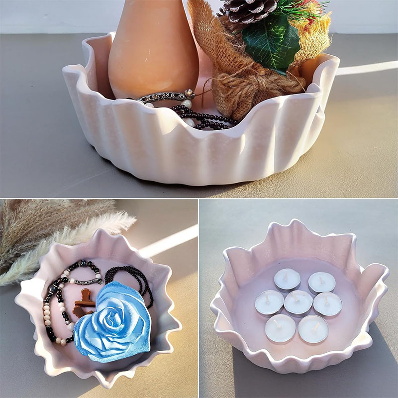 Lace Tray Fruit Tray DIY Gypsu - Potsticker Mold review and price