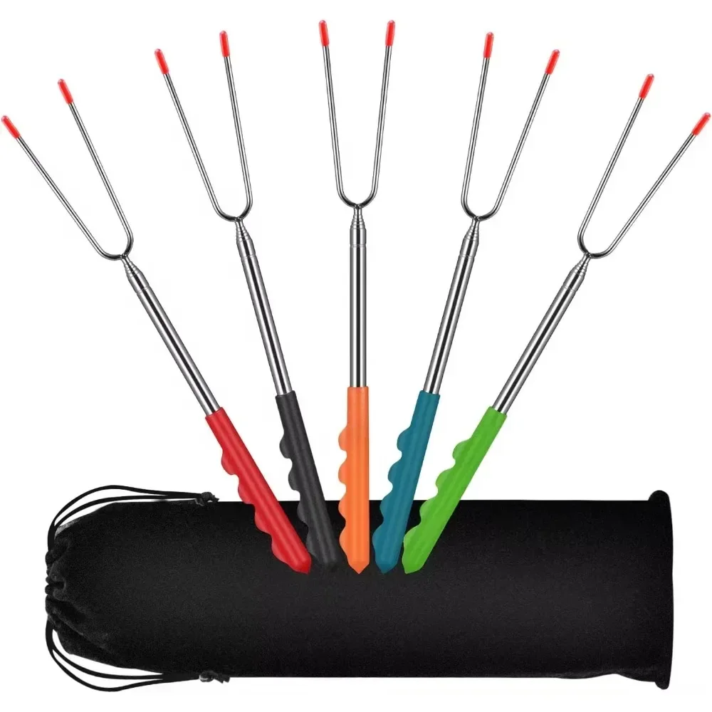 New BBQ Forks Telescopic  Barb - Corn Dog Stick review and price