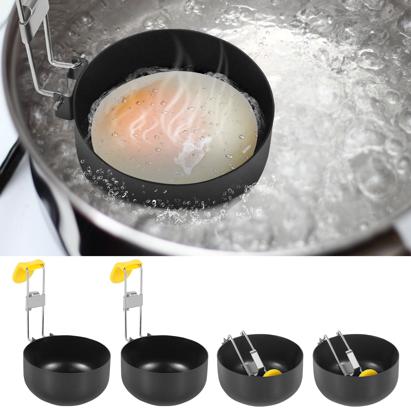 4 Pack Stainless Steel Egg Poa - Mini Pancake Griddle review and price